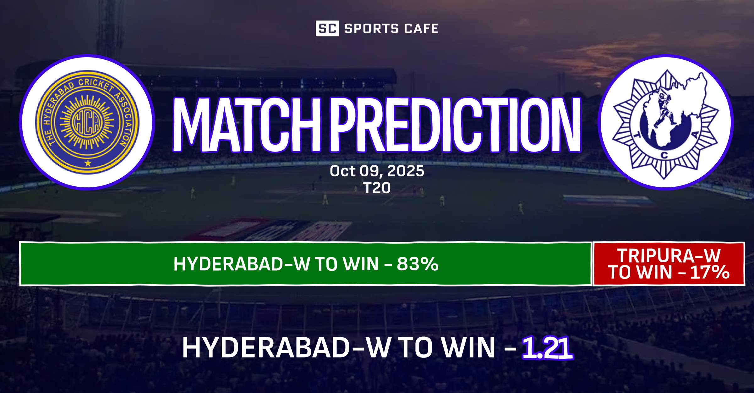 Hyderabad-W vs Tripura-W